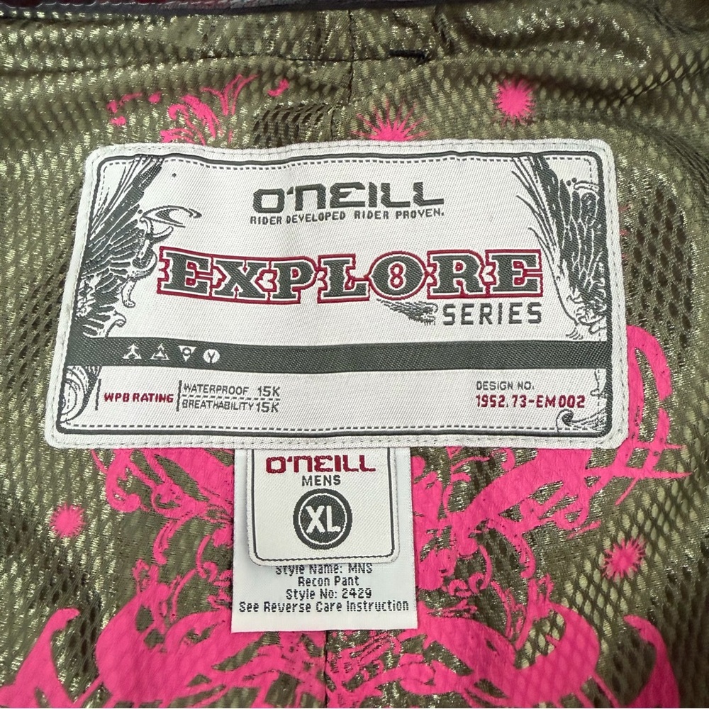 O'Neill Explore Series Snowboard Ski Pants 15K Waterproof Black Men's XL - Picture 11 of 16